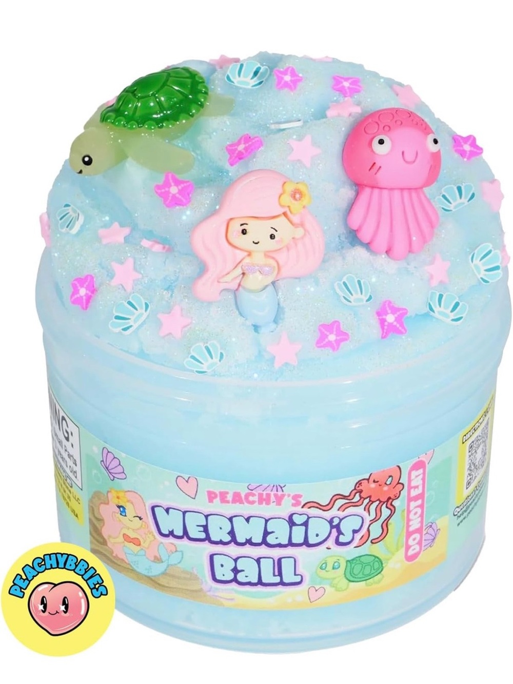 Peachybbies Mermaid’s Ball sizzly Icee slime
